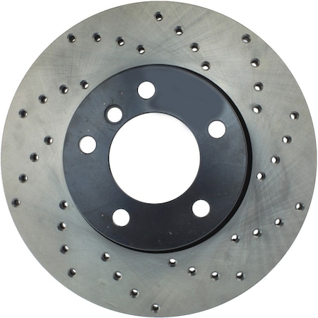 Centric Parts Sport Cross Drilled Brake Rotor, 128.34077L 128.34077L